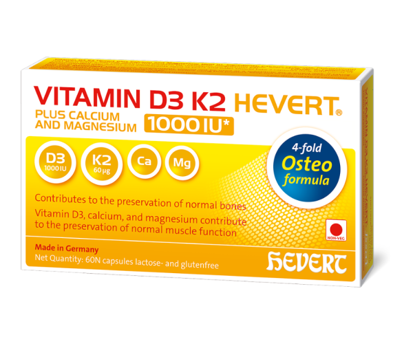 Vitamin D3 K2 Support: Hevert's Homeopathy for Bone Health